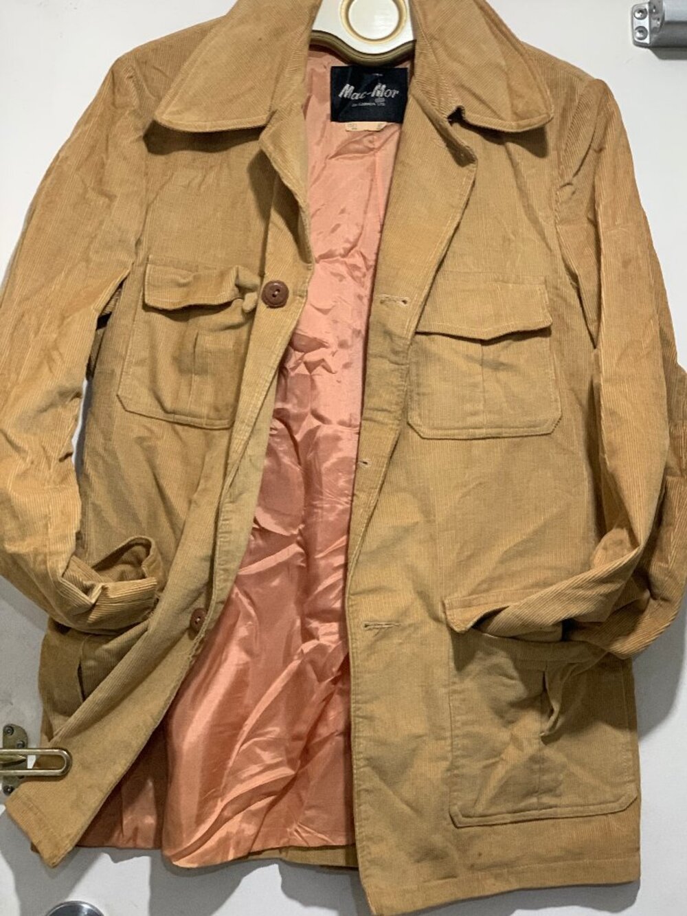 VINTAGE MAC-MOR OF CANADA CORDUROY JACKETS SIZE 40